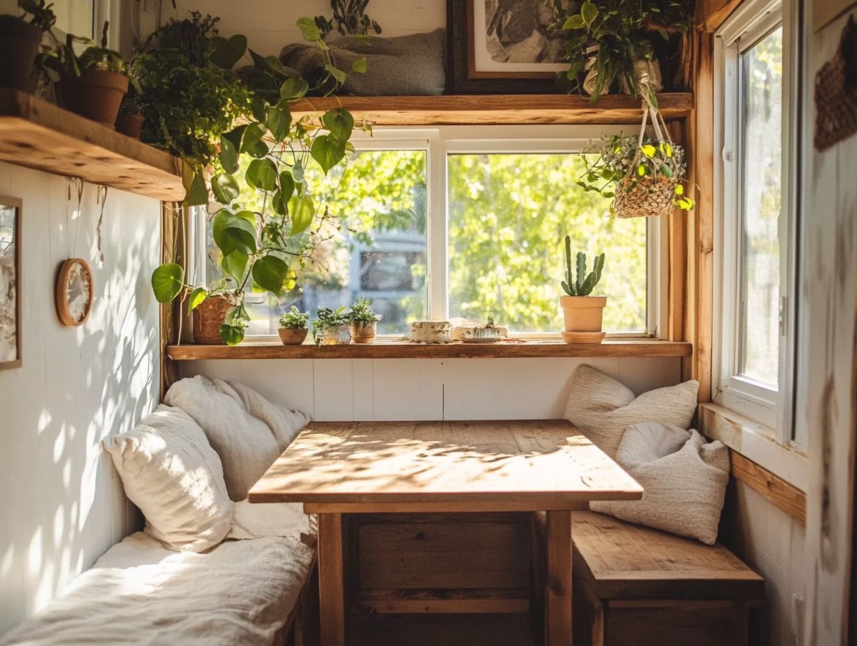 Pull-Out Pantry Shelves that maximize storage in tiny homes.