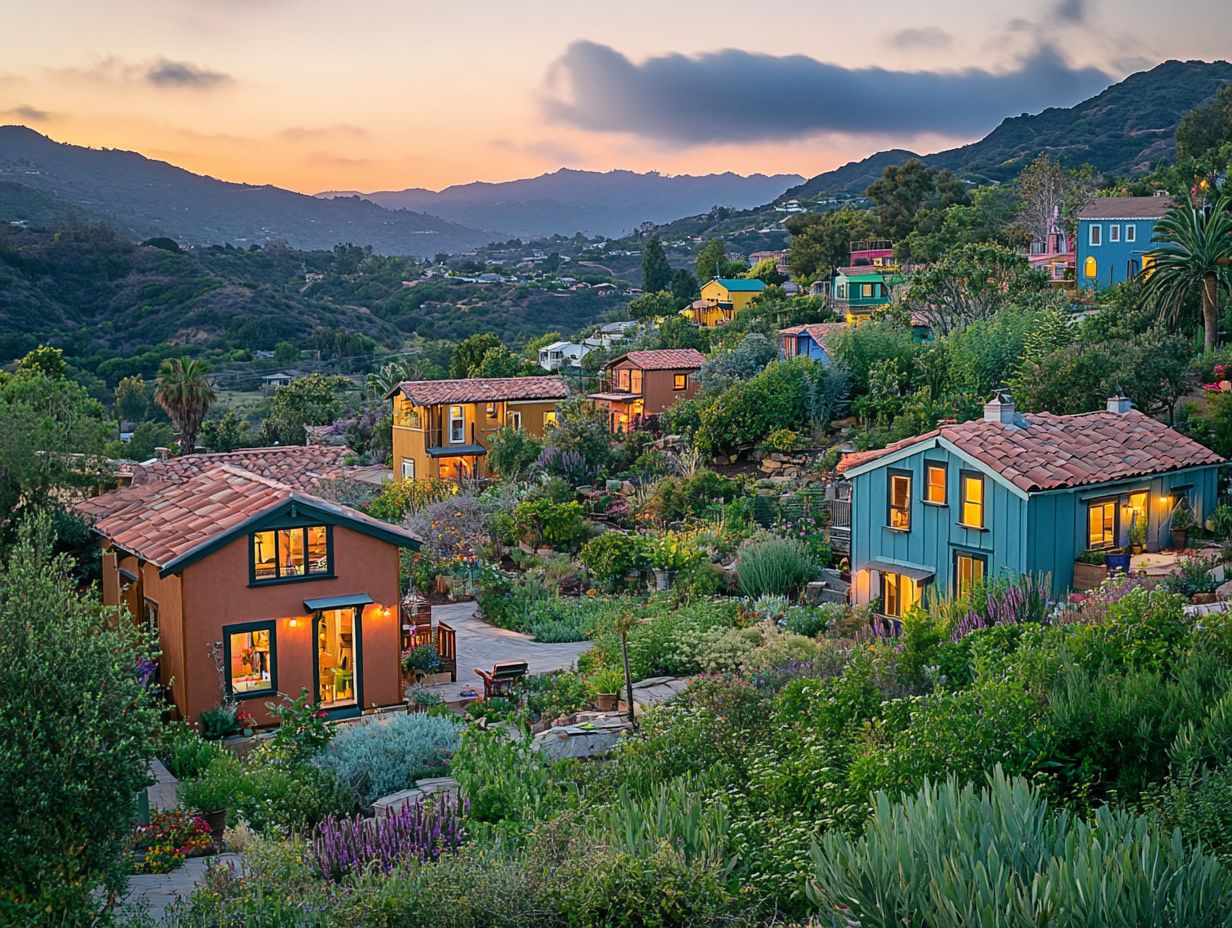 Scenic view of The Village at Flat Rock community