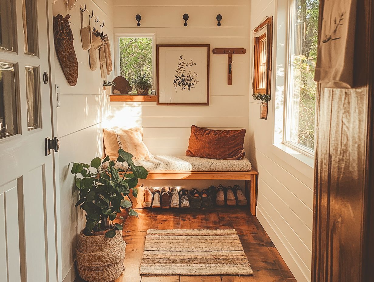 Stylish Tiny Home Entryway Ideas