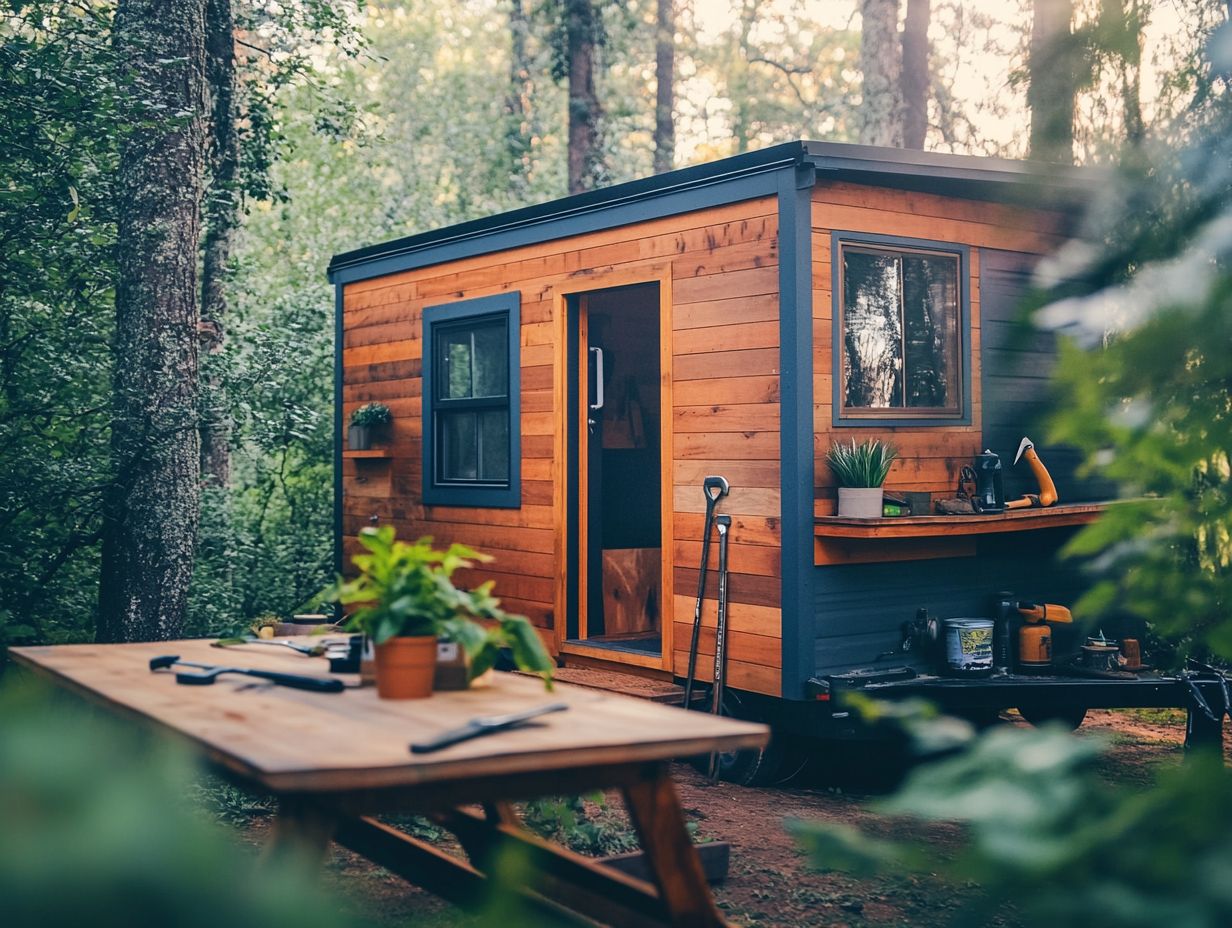 Visual guide to DIY tiny house maintenance tips