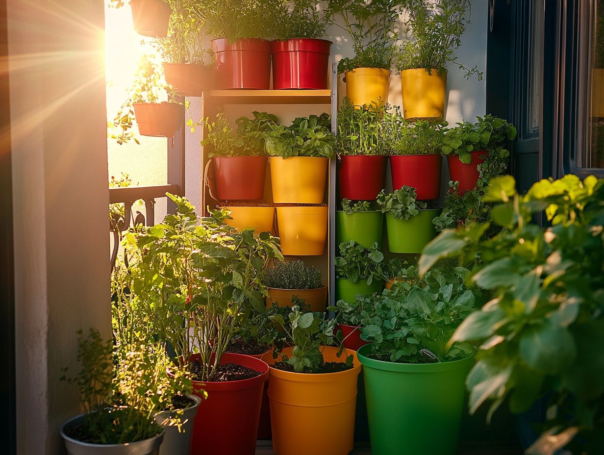 Creative gardening solutions for tiny houses