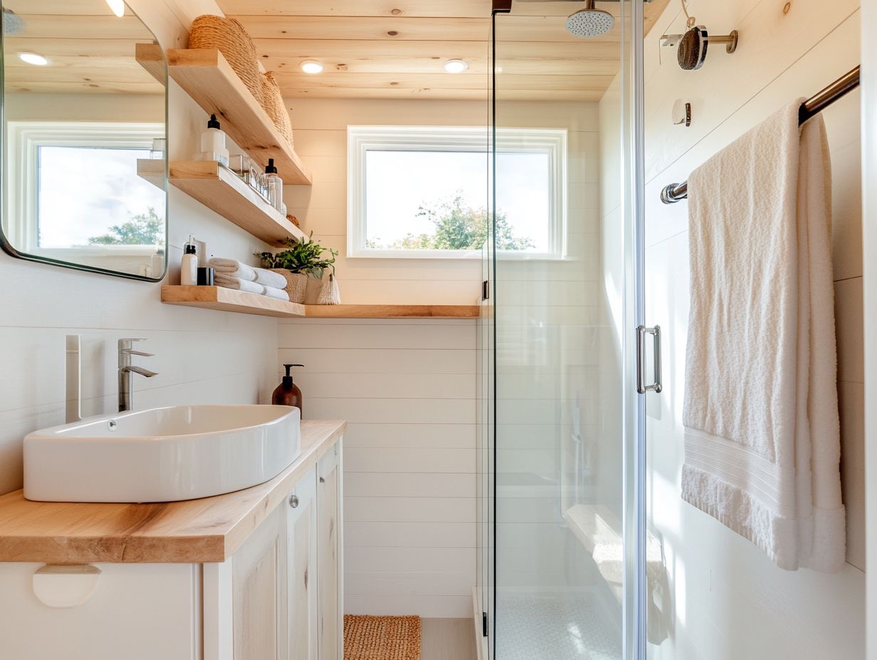 Example of Proper Ventilation in a Tiny House Bathroom