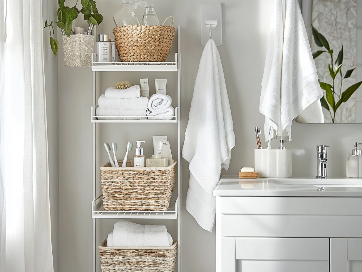 Essential bathroom organization tips