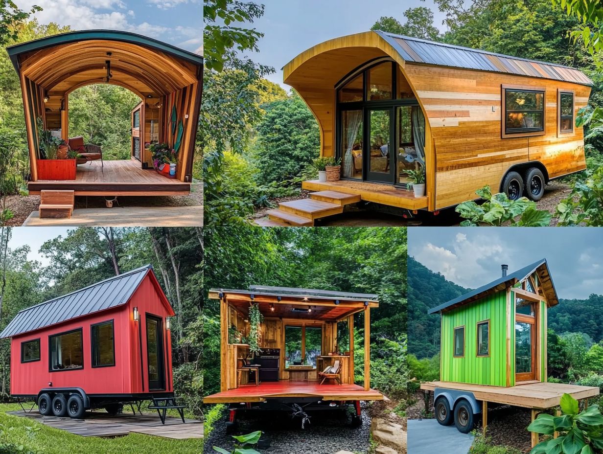 Image showcasing stylish tiny house exteriors for inspiration