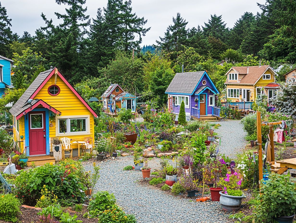 Image showing frequently asked questions about tiny house communities