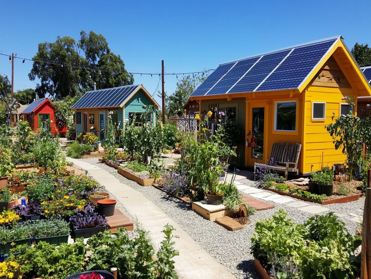 Why are tiny house communities becoming popular?