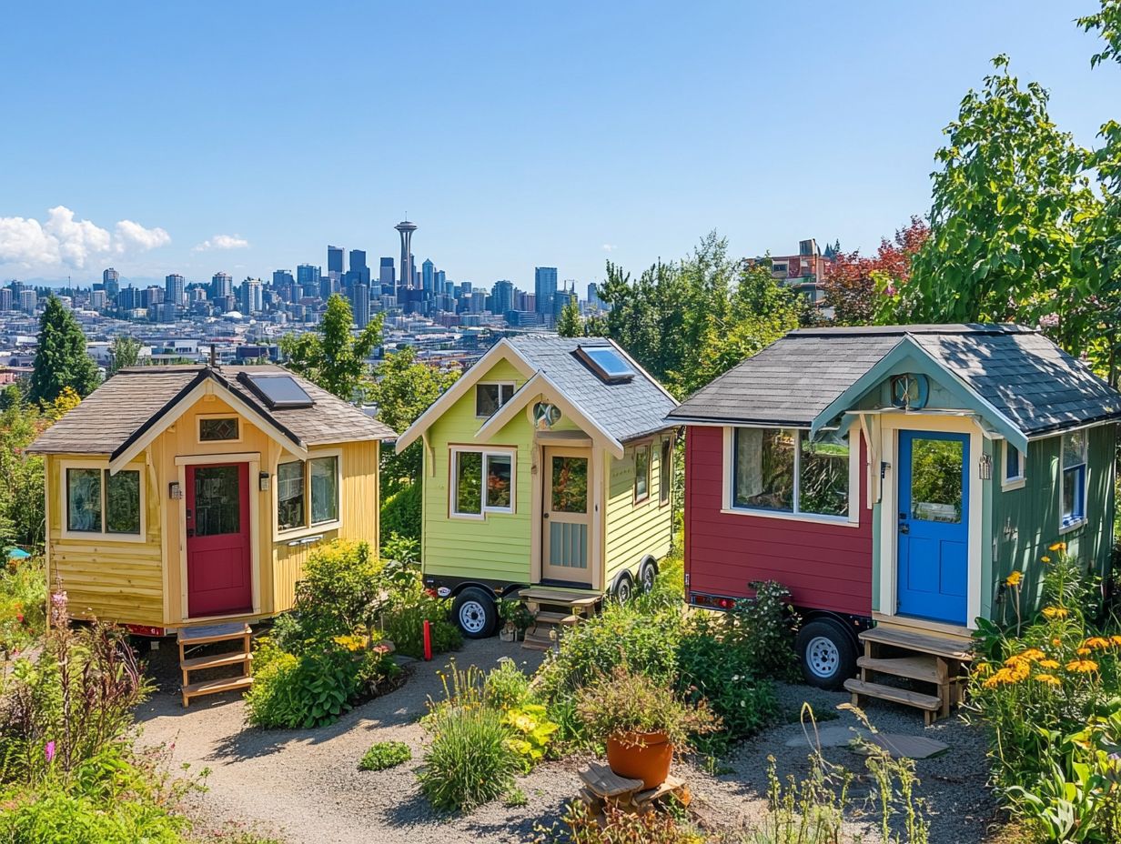 1) What are some of the best tiny house rentals in Seattle, including options near Downtown Seattle?