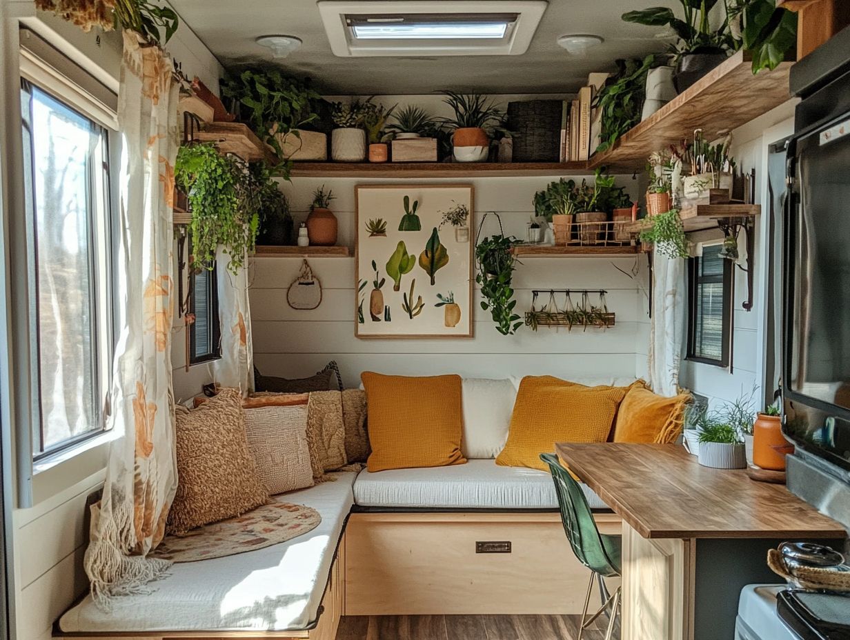 Tips for maximizing space in a tiny home with decor ideas