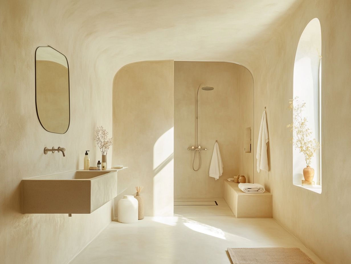 How Can One Create the Illusion of Space in a Small Bathroom?