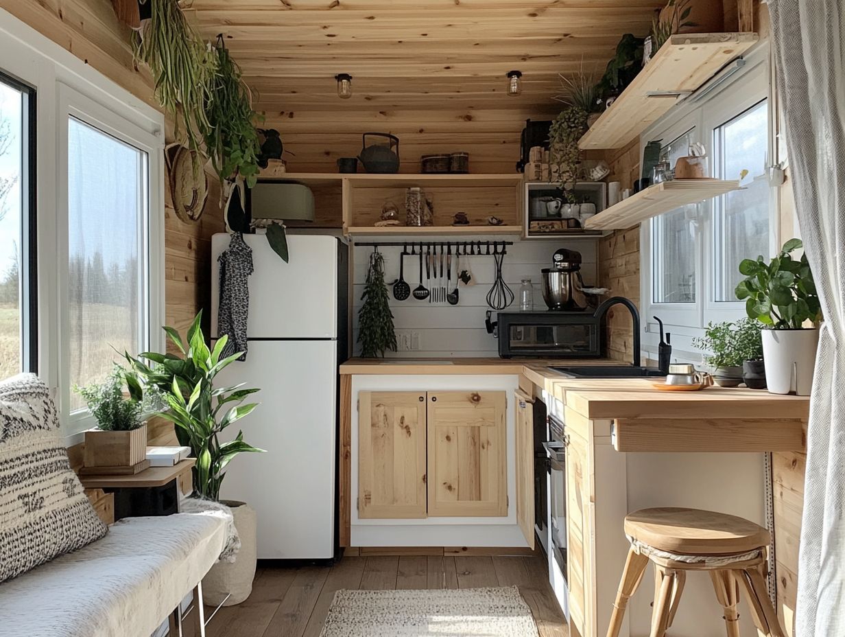 What are 7 budget-friendly tiny house hacks?