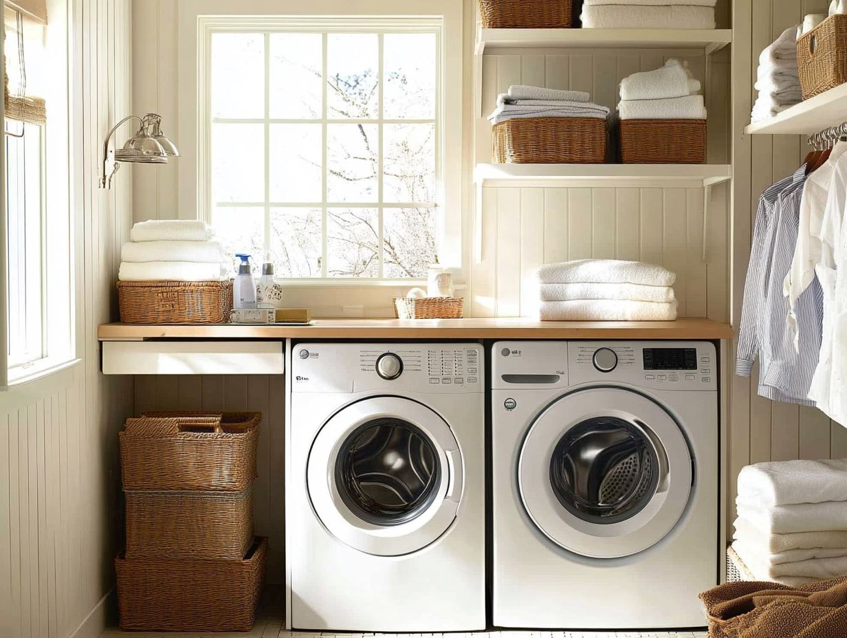 A stylish and functional folding station can transform your laundry experience.