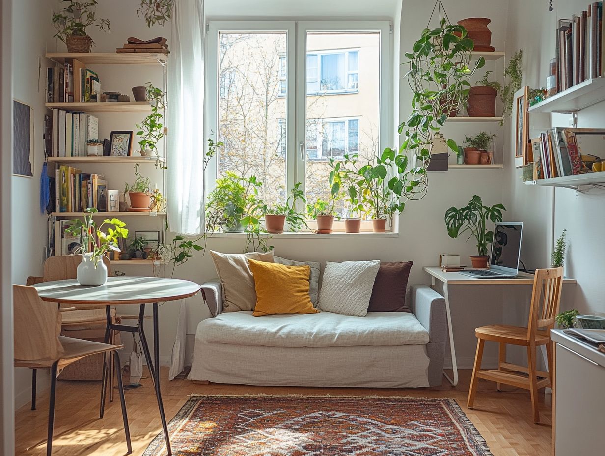 What are the 7 essential items for small space living?