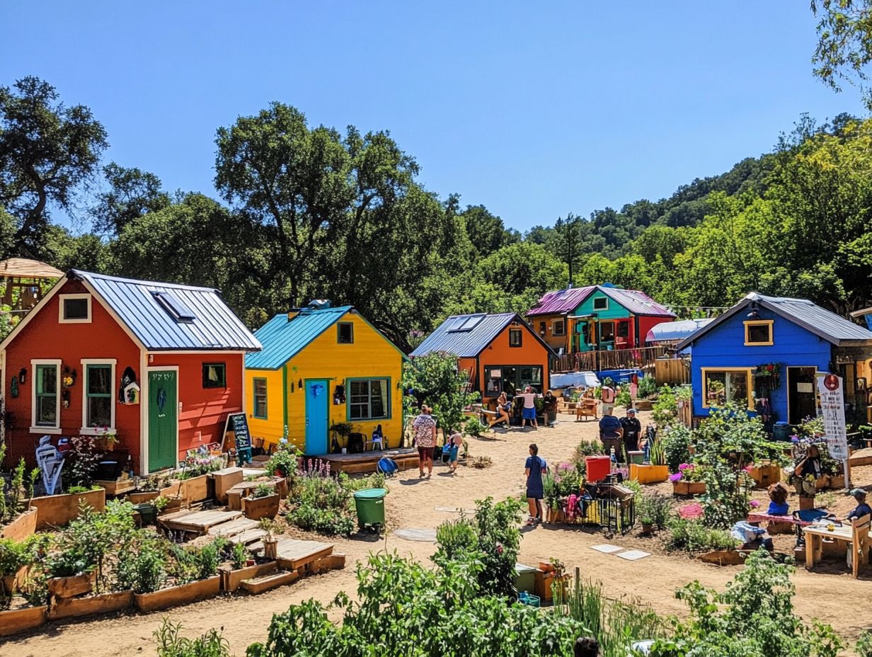 An overview of California's unique tiny house villages.