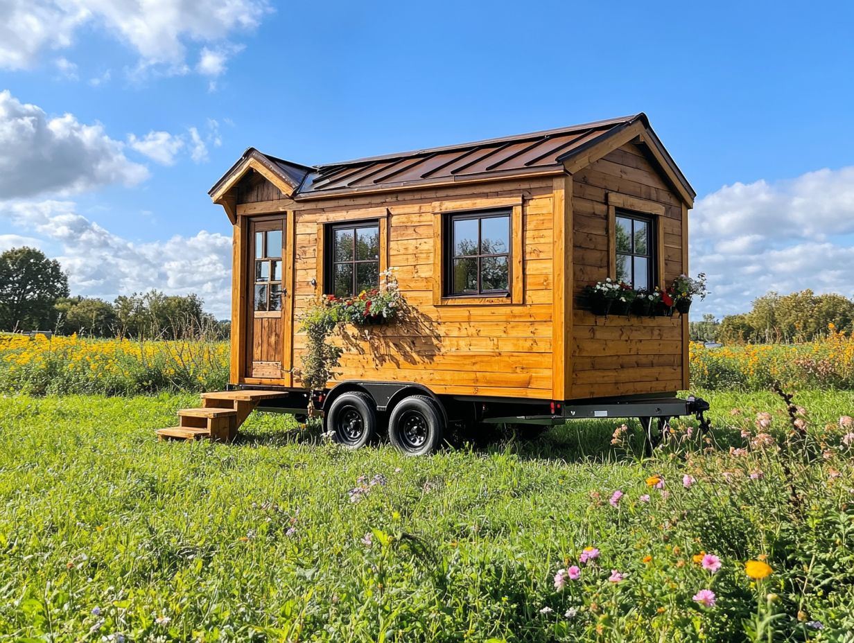 A cozy tiny house that showcases mobility