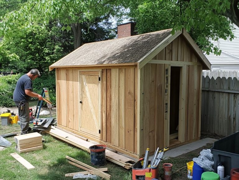 Building a DIY Tiny House Storage Shed