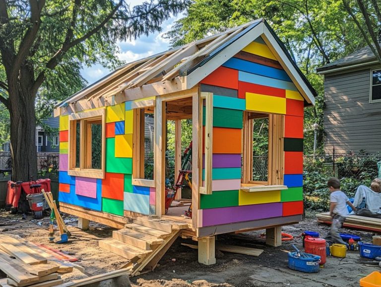 Building a Tiny House Playhouse: A DIY Guide