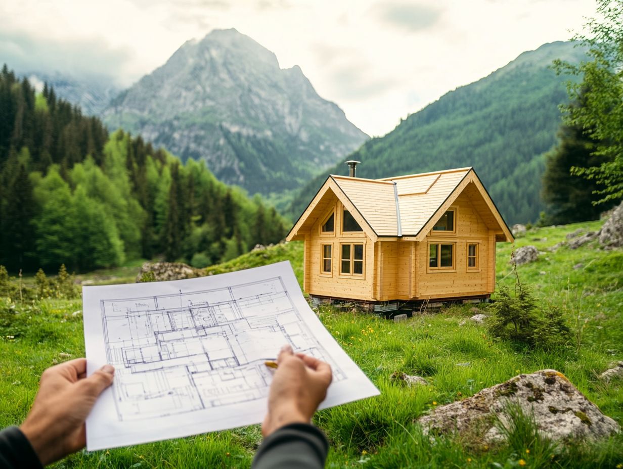 Image depicting frequently asked questions about tiny house construction.