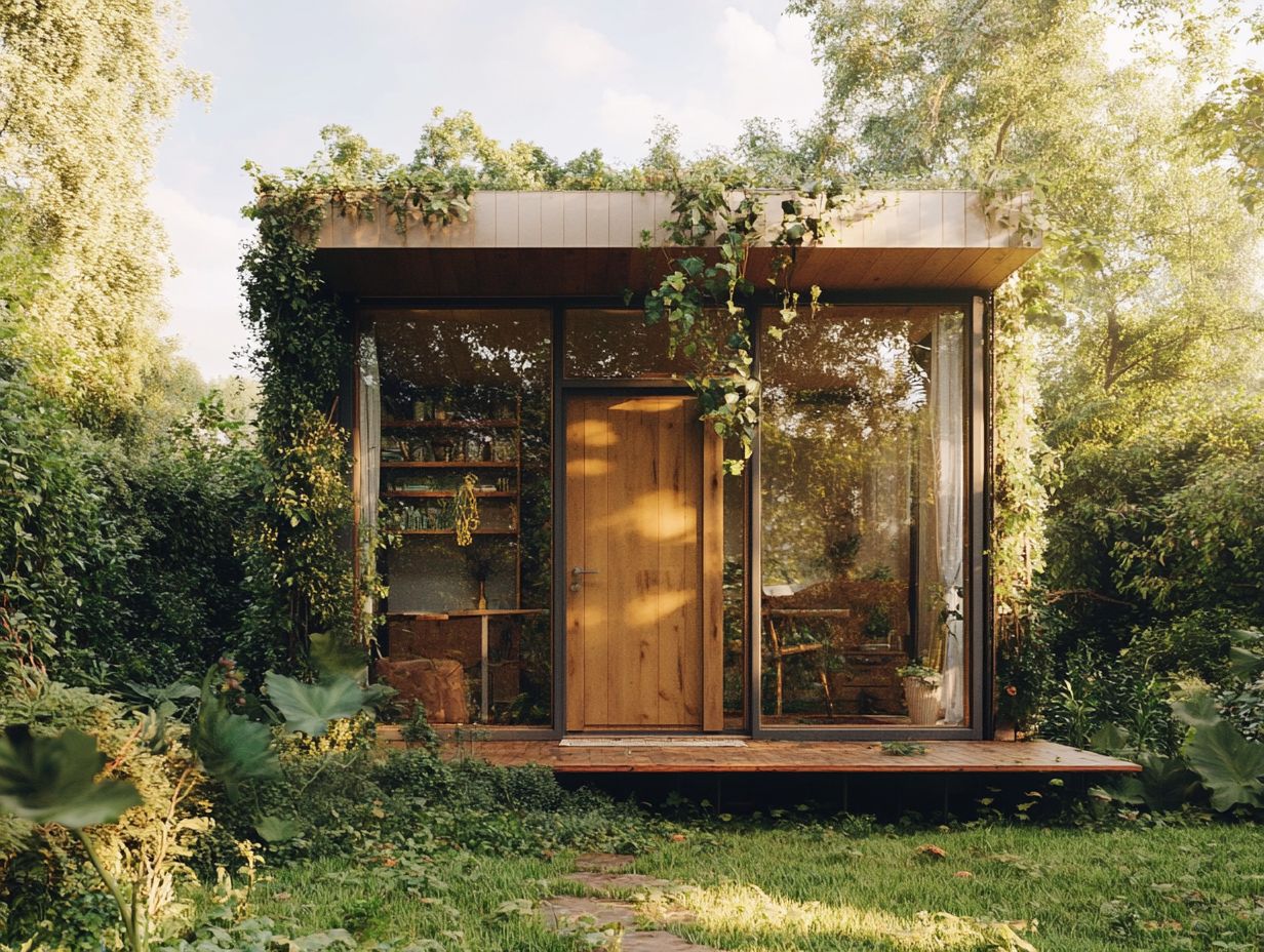 Sustainable double or triple pane glass windows for tiny homes