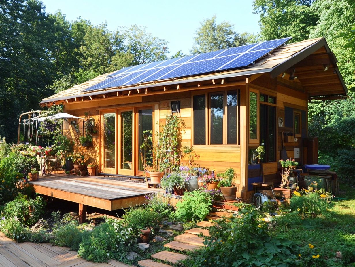 Examples of sustainable materials for tiny homes