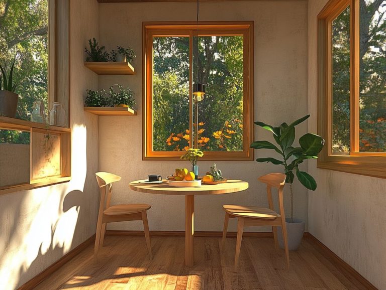 Compact Dining Solutions for Tiny House Living