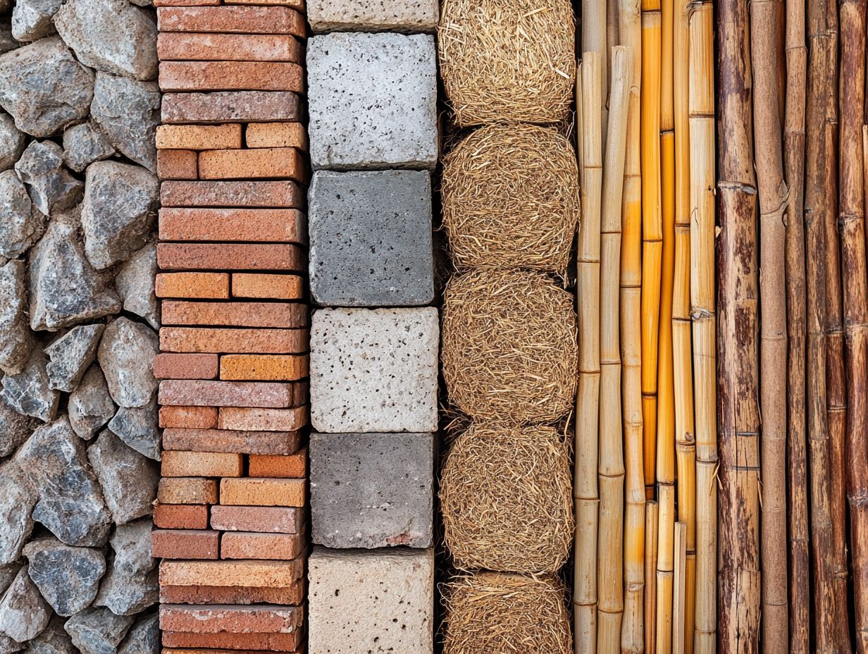 A visual comparison of traditional vs sustainable building materials in Boston