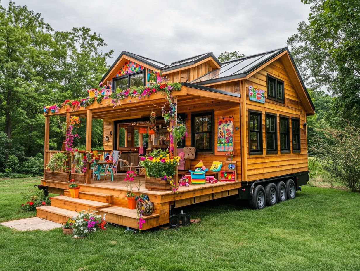 Image of energy-efficient appliances in a sustainable tiny house