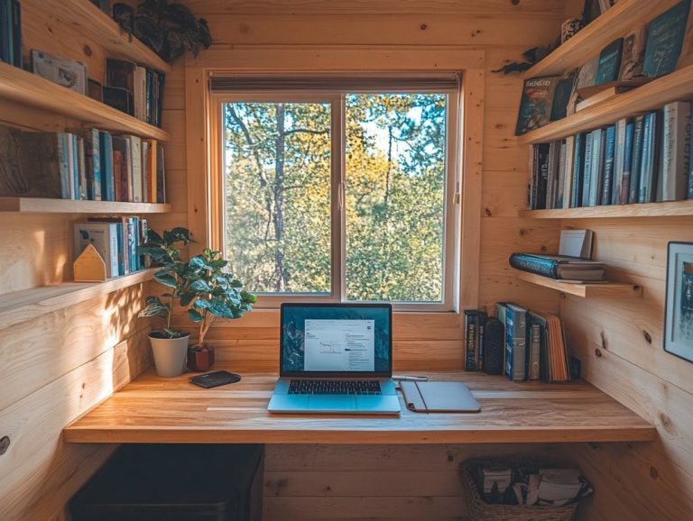 Creating a Home Office in a Tiny House