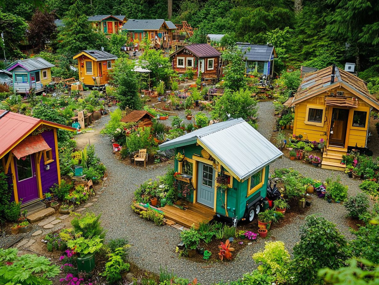 An overview of challenges and solutions in creating a tiny house community