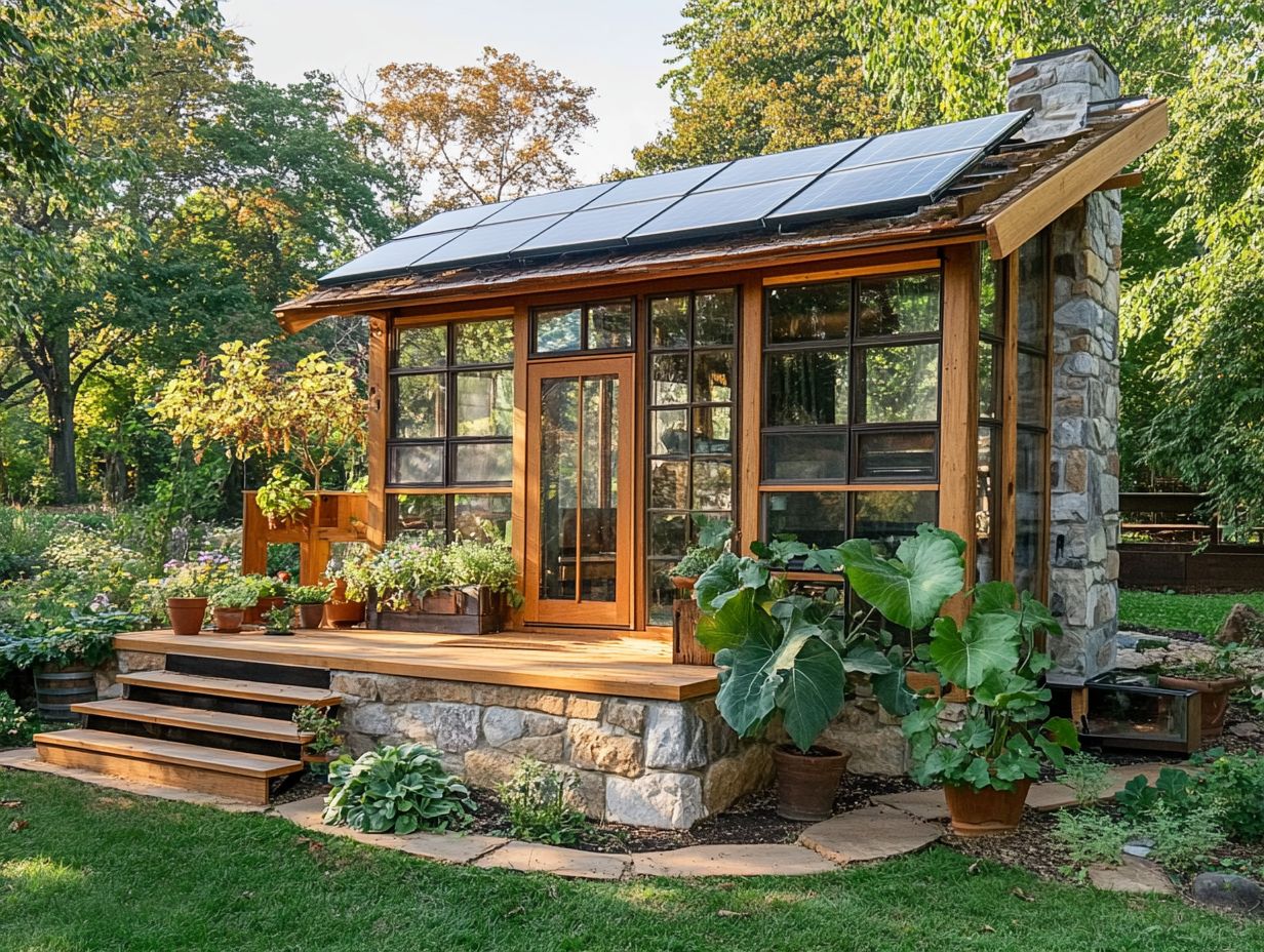 A beautifully designed eco-friendly tiny home made from local materials