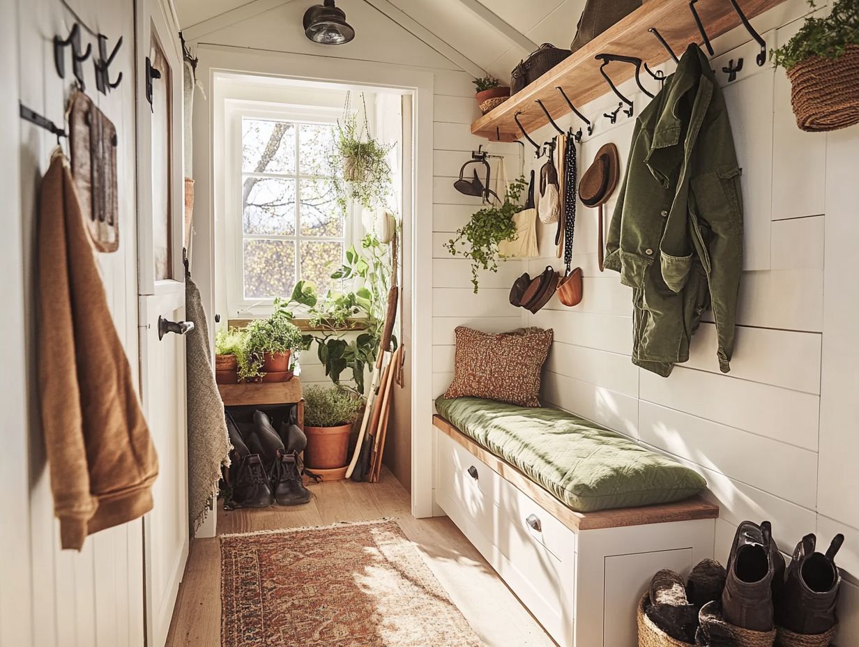 Unlock the full potential of your tiny home by designing a clever entryway!