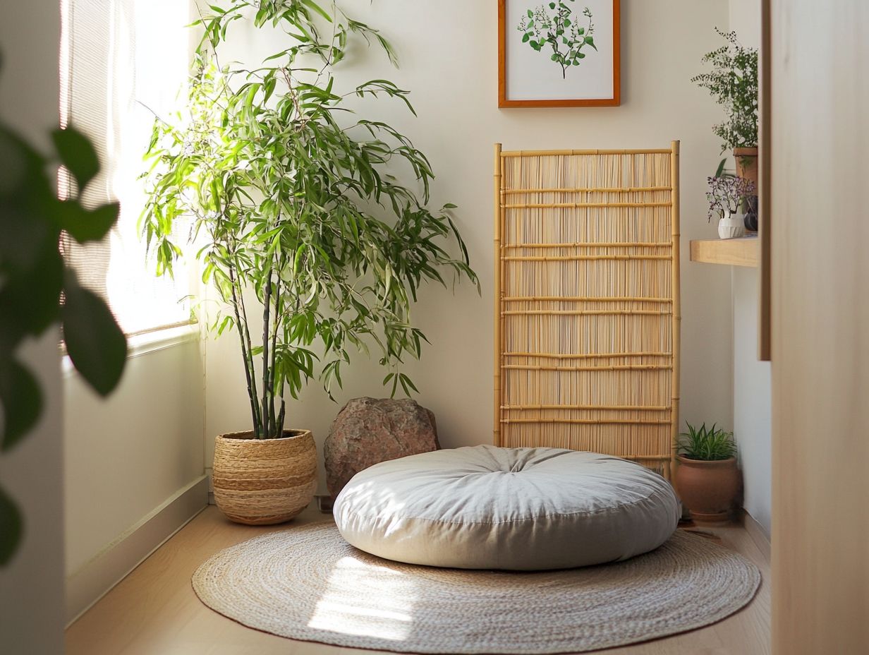 Zen space in a tiny home