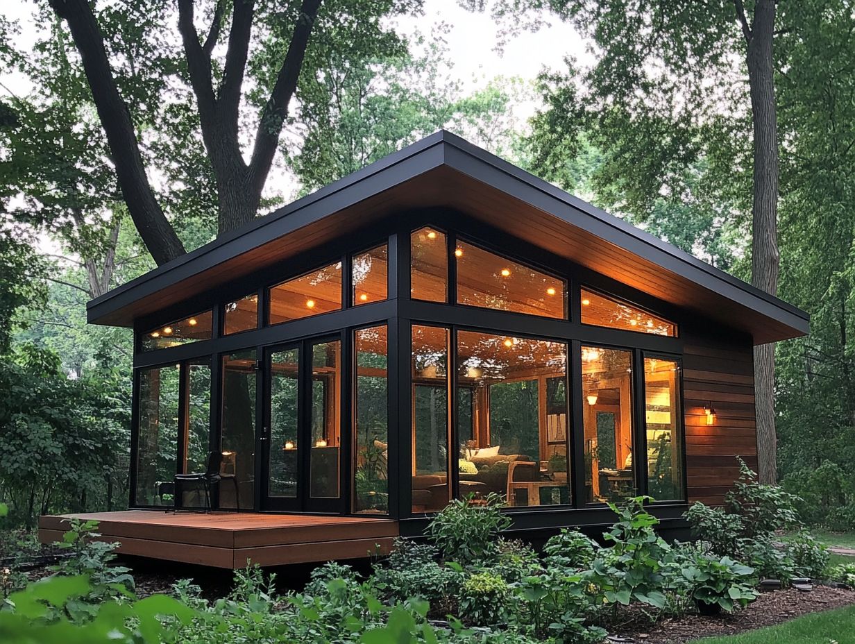 A cozy, well-designed tiny house interior