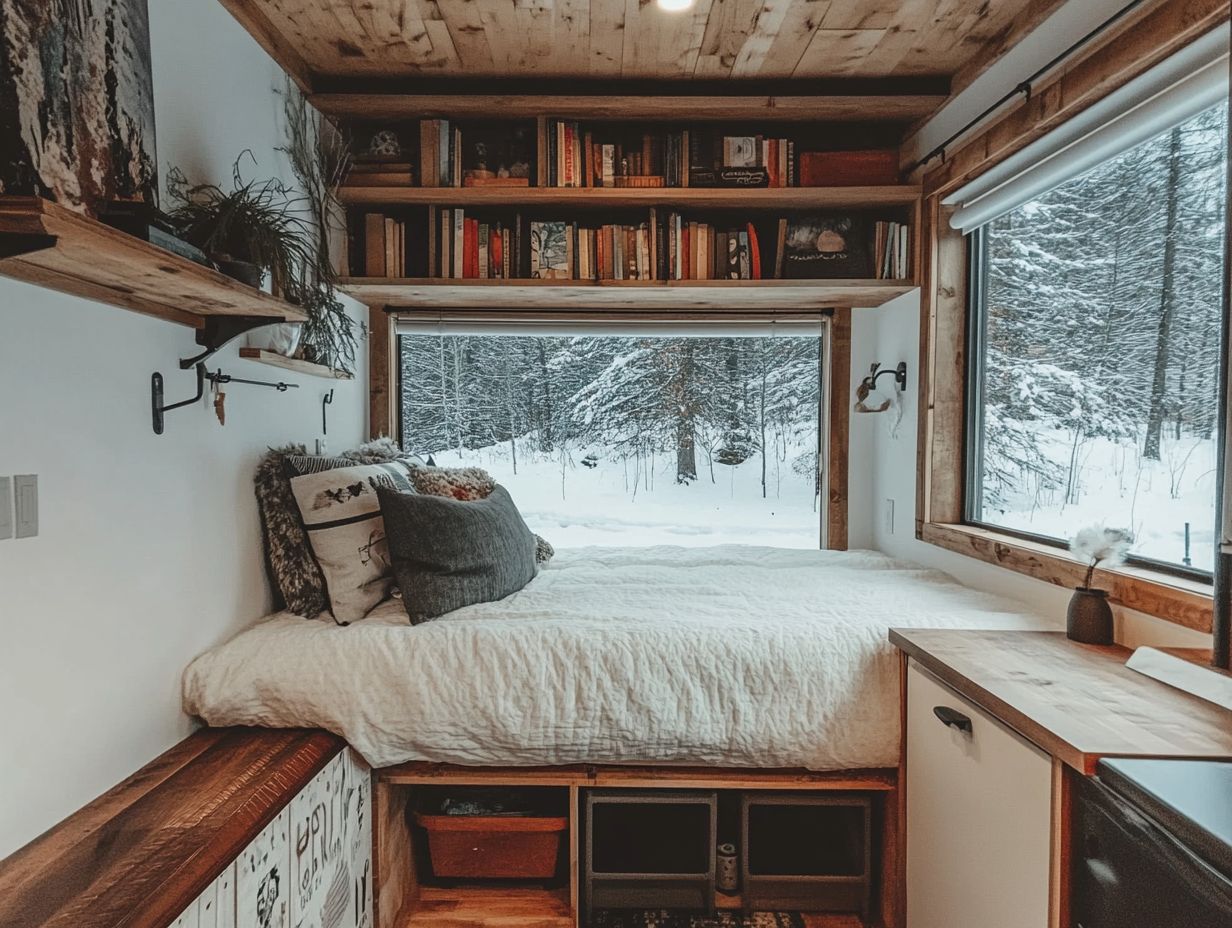 Innovative Use of Hanging Organizers in Tiny Homes