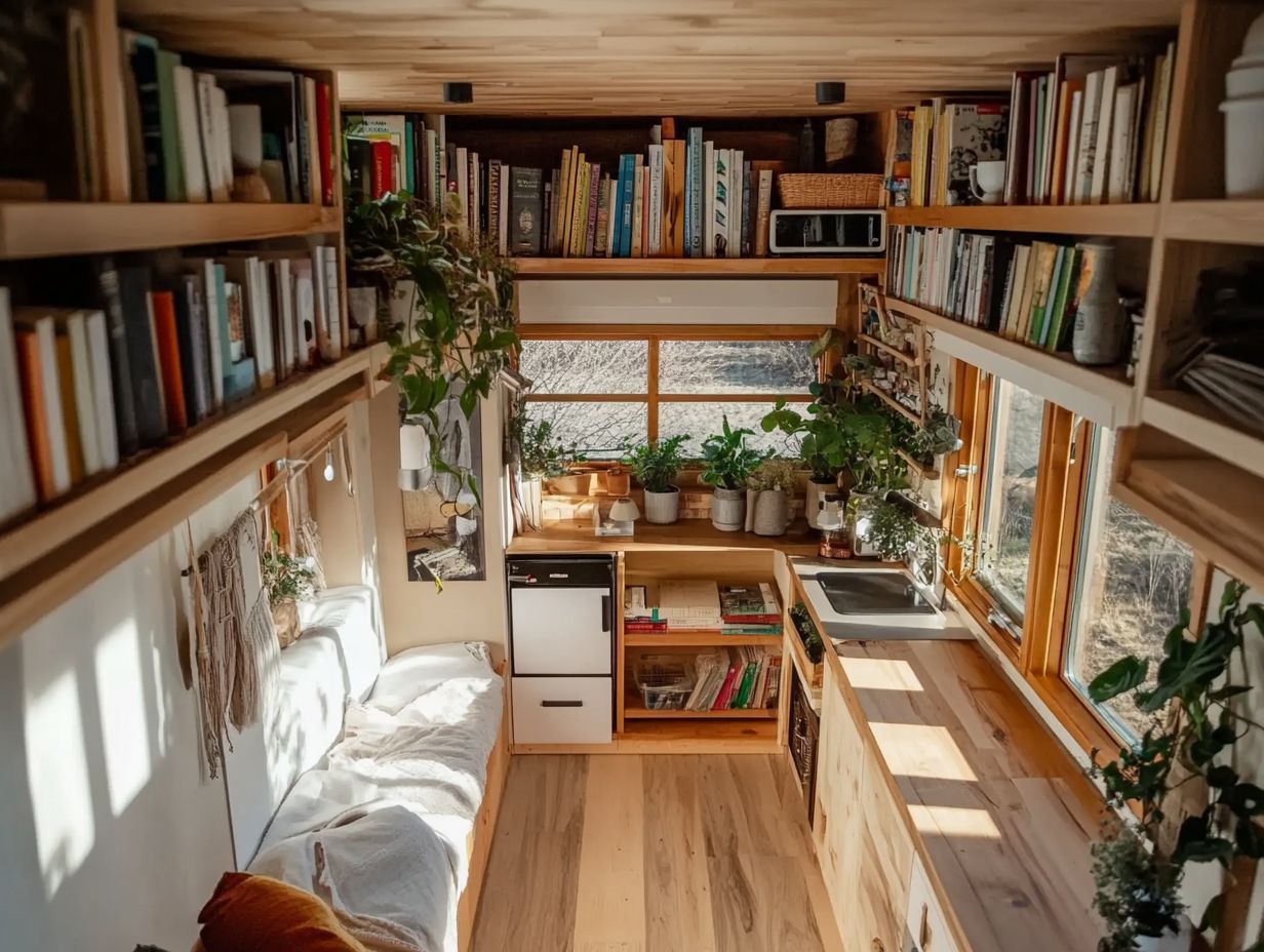 Visual Summary of Key Tips for Tiny House Organization