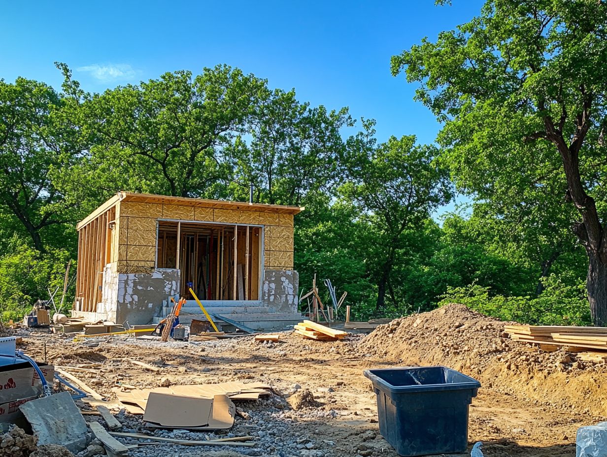 Tiny House Built with Ferrock Showcasing Sustainable Construction