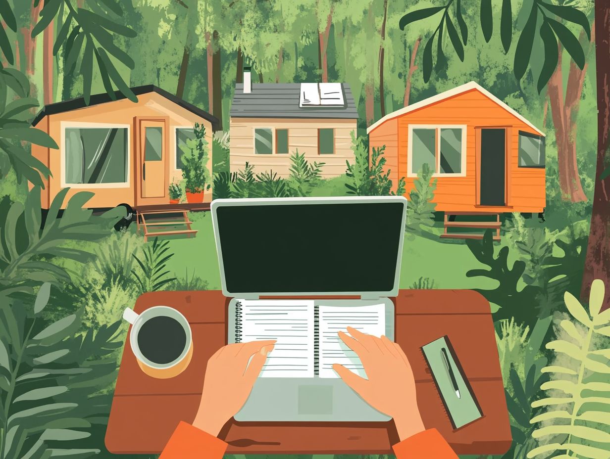 Image showing frequently asked questions about tiny house legal issues