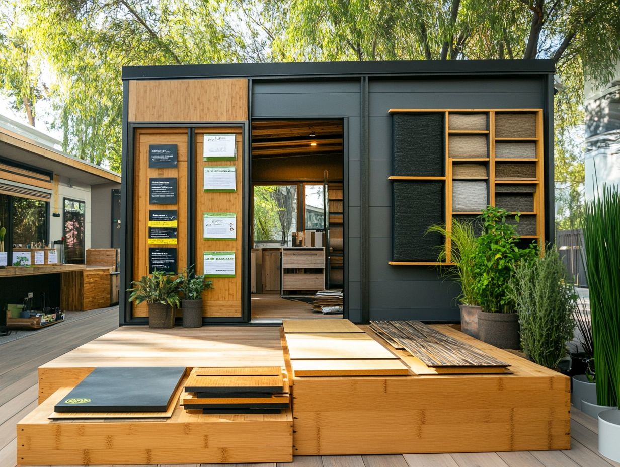 Visual representation of Green Certifications for Sustainable Tiny House Materials