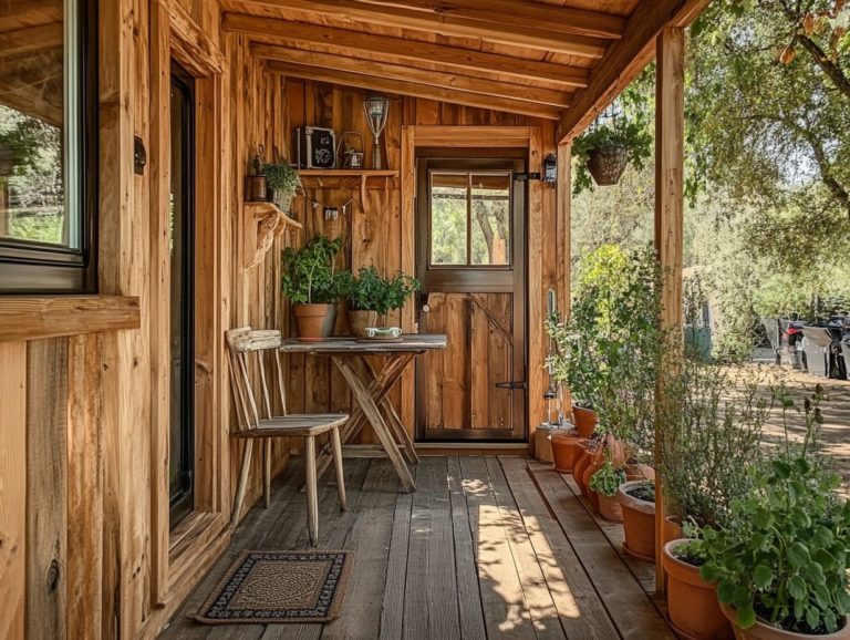 How to Build a DIY Tiny House Porch