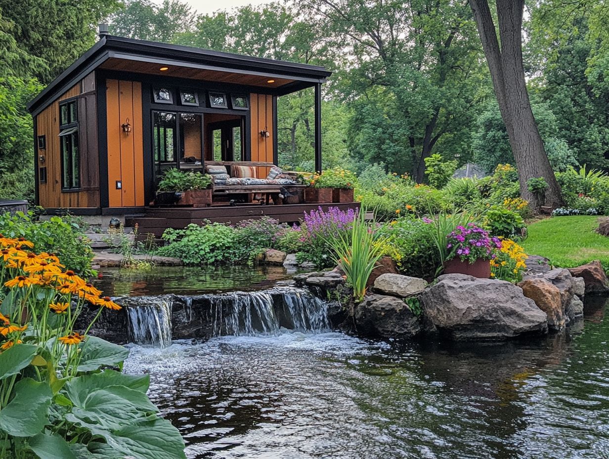 Alternative Water Feature Options for Tiny Houses