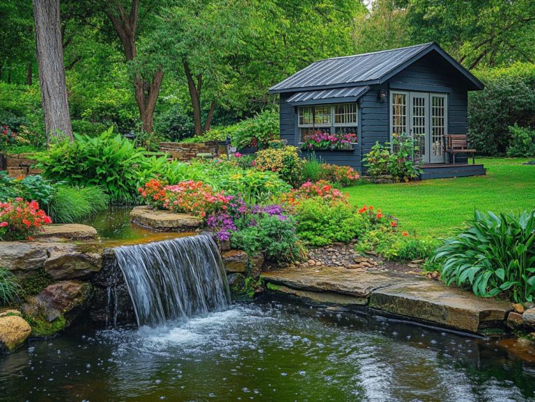 How to Build a Tiny House Water Feature