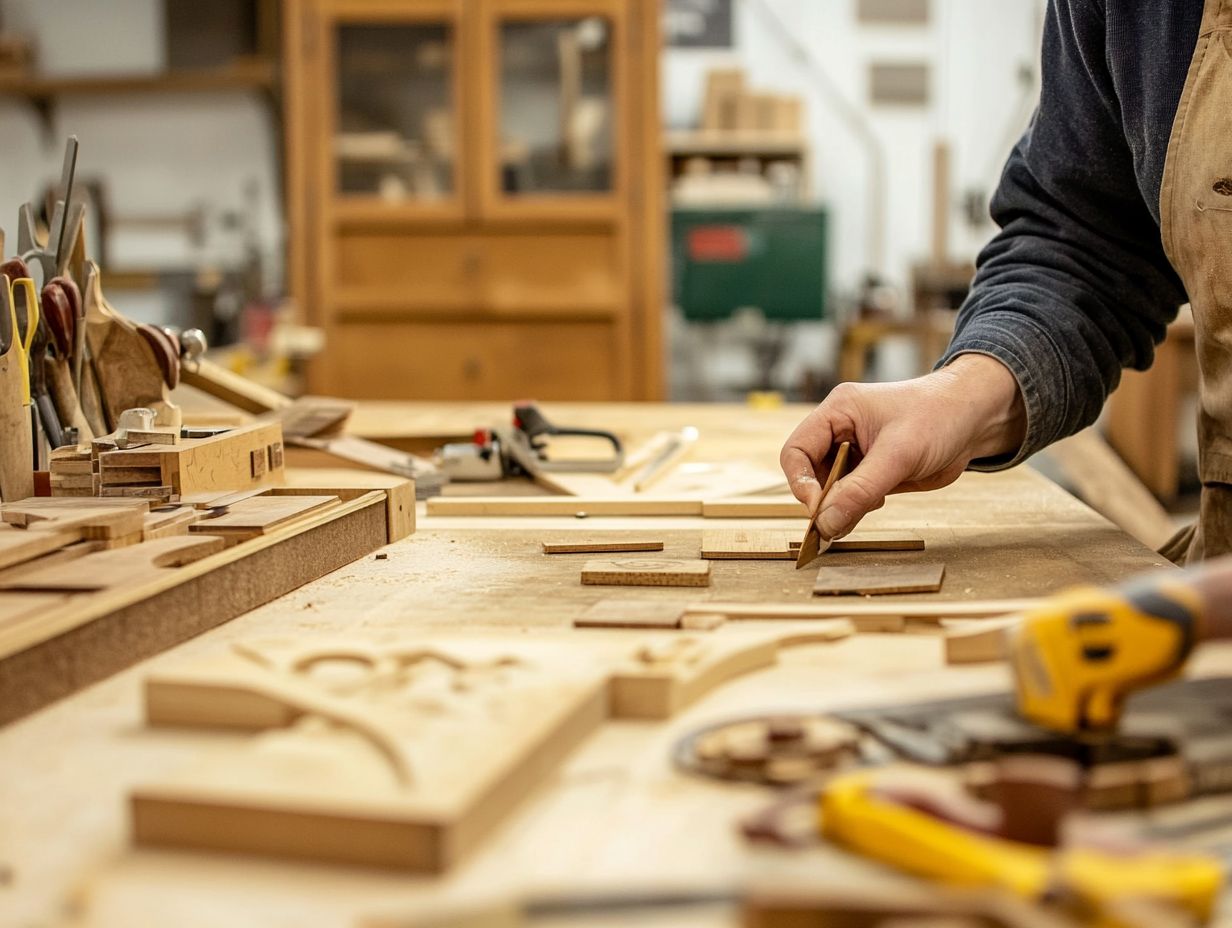 Materials for building custom tiny house cabinets