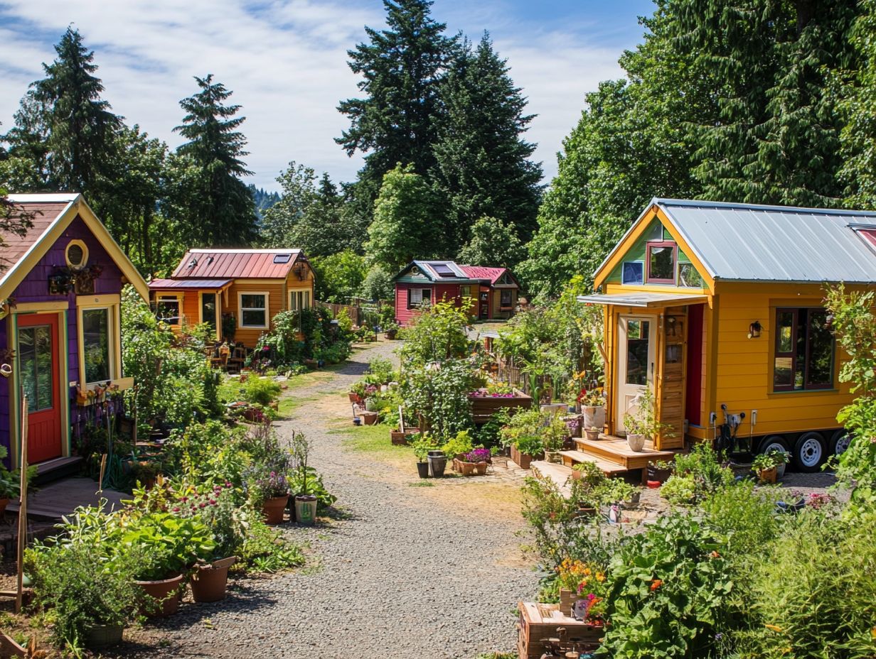 Visual guide to choosing the right tiny house community.