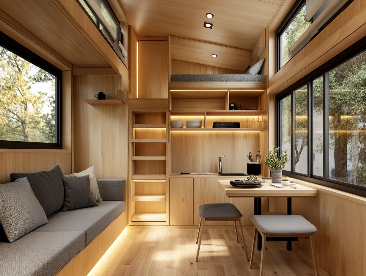 Stylish and durable furniture for tiny houses