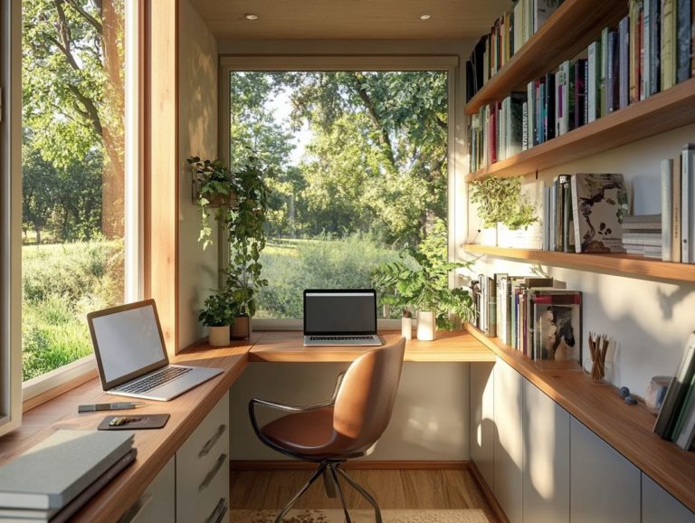 How to Create a Home Office in a Tiny House?