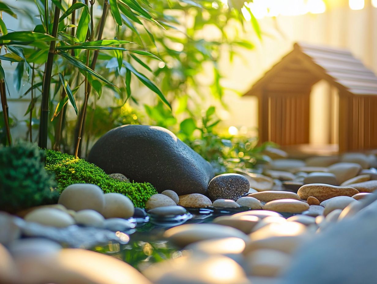 A serene Zen garden designed for tranquility.