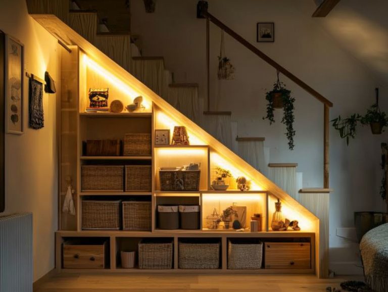 How to Create Storage Under Stairs in Tiny Homes