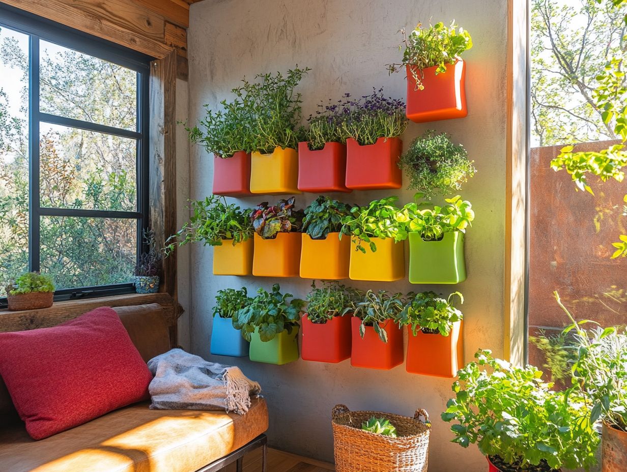 Tips for Maintaining a Vertical Garden in a Tiny Home