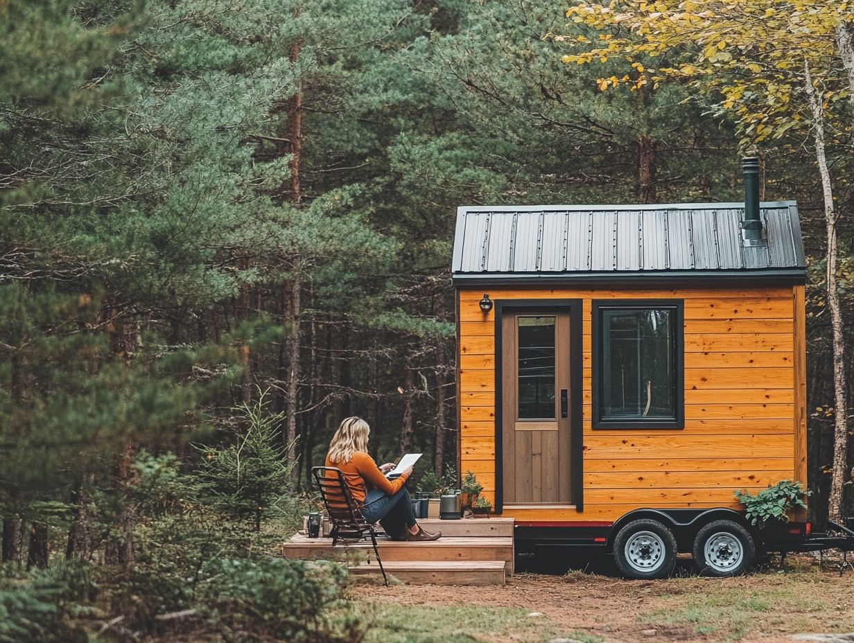 Illustration showing the impact of zoning laws on tiny house placement