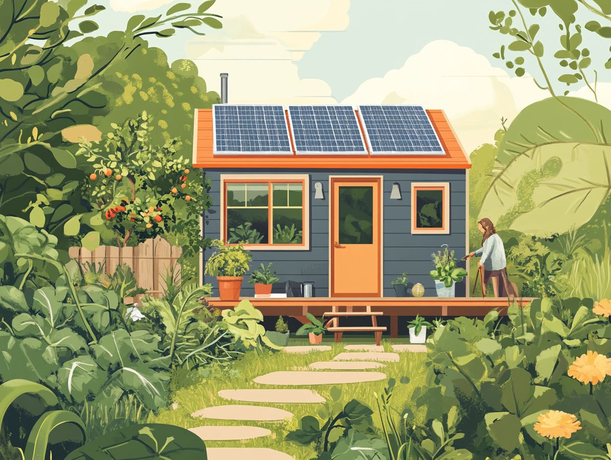 Why should I care about sustainable practices in tiny living?