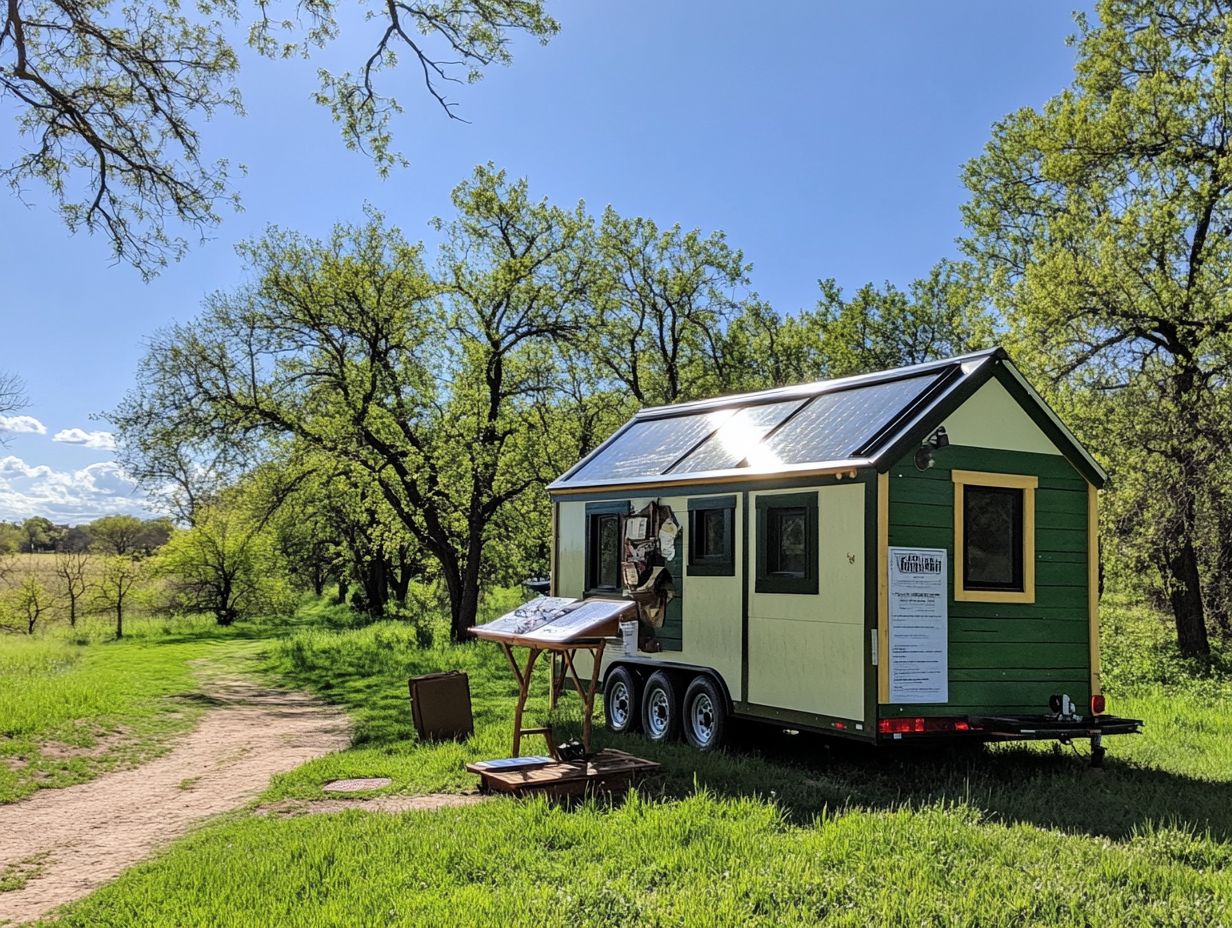 Image depicting key takeaways about tiny houses